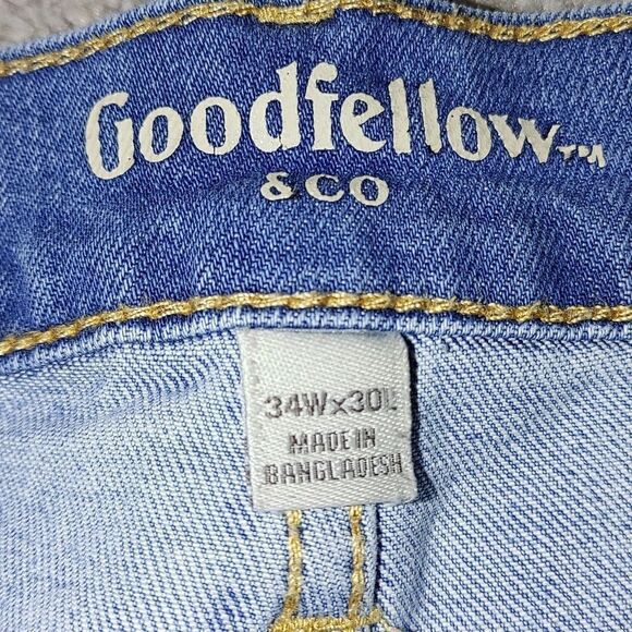 Men's Goodfellow Straight Jeans  - Picture 2 of 3